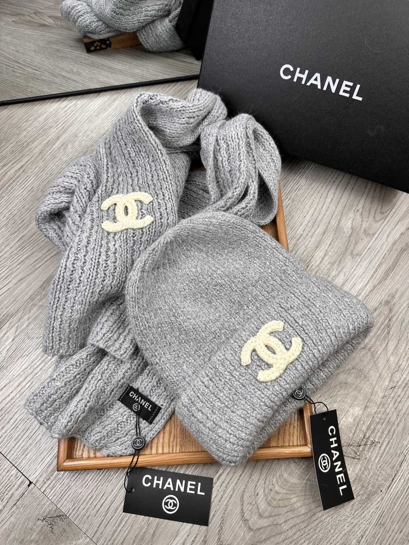 Chanel Caps Scarfs